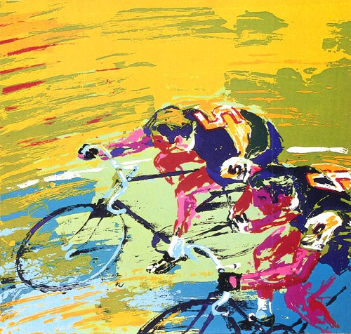 Leroy Neiman Indoor Cycling